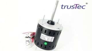 AC-ventilatormotor met 4 snelheden (frame 48, 3/4 pk) Draait op 230 V 50 Hz | YDK-550-4B60-test