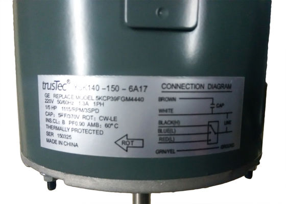 1/4HP Air Conditioner Fan Motor / Air Cond Fan Motor Capacitor Running-YDK140-185-6A9