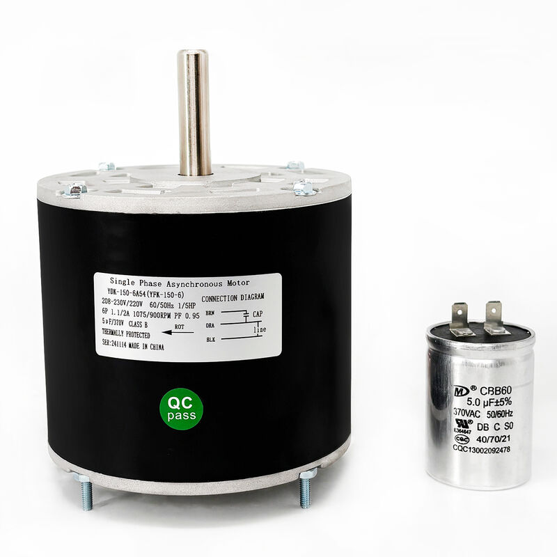 42Frame Condenser Fan Motor - 1/5HP 208-230V 60HZ 1075RPM-YFK-150-6 Replacement Motor