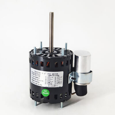 3.3" PSC Motor - 1/12PK 1/15PK 1/20PK Dubbele Spanning 115V/230V 1550RPM 7.5uF/370V CCW/CW Rotatie - Fasco D1127 Century 9721 Vervangingsmotor