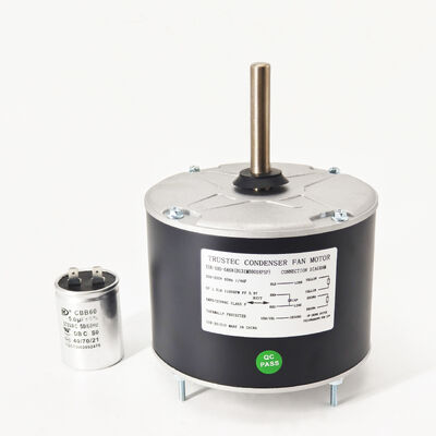 48 Frame Condensator Ventilator Motor - 1/4PK 208/230V 60HZ 1100RPM 5uF/370V CW/CCW Rotatie - 0131M00018PSP Vervangingsmotor